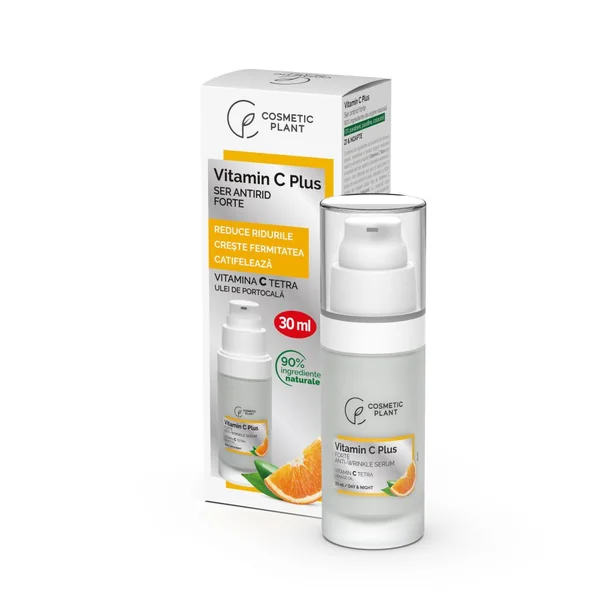 Ser Antirid Forte Zi si Noapte, Vitamin C Plus, 15 ml, Cosmetic Plant